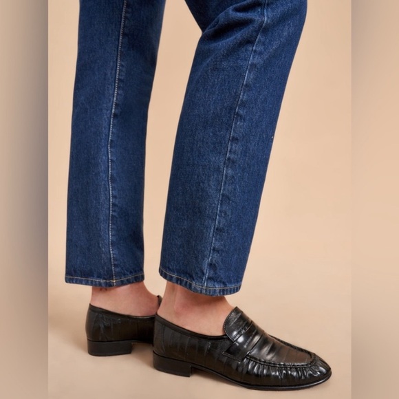 La Ligne Molly‎ High Rise Straight Jeans Women’s Size 32 Benjamin Blue Sample - Picture 3 of 13